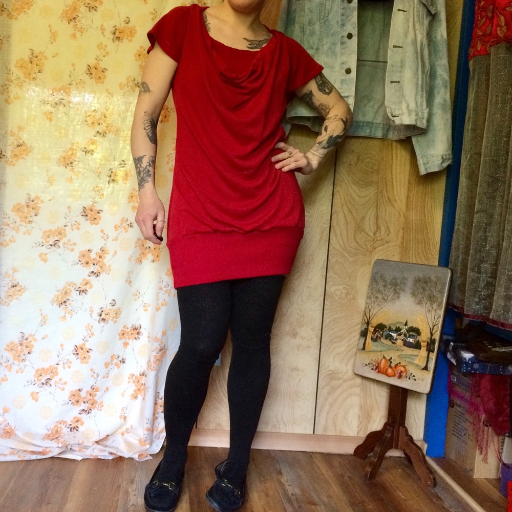 2000’s bubble hem mini dress